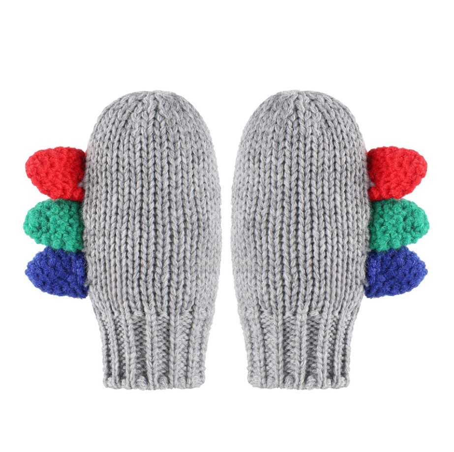 Cute Cartoon Dinosaur Woolen Hat Gloves Set