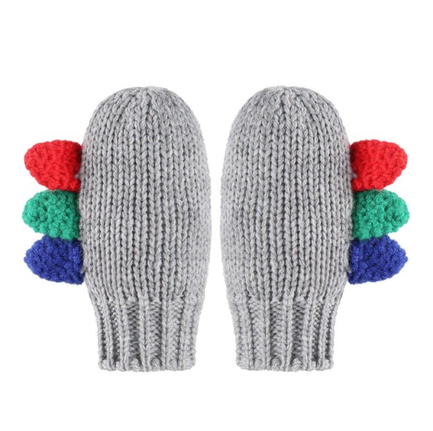 Cute Cartoon Dinosaur Woolen Hat Gloves Set