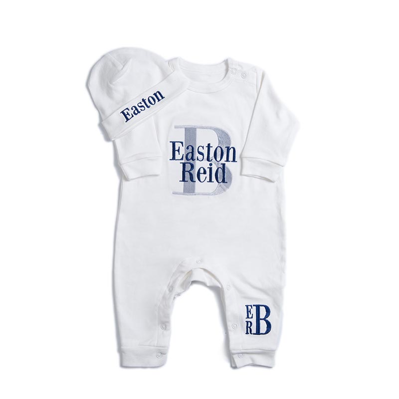 Personalized Baby Rompers Sets (Big Letters)