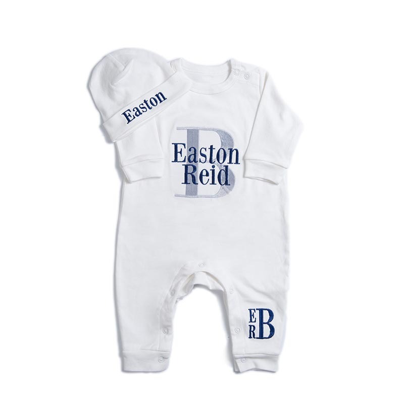 Personalized Baby Rompers Sets (Big Letters)