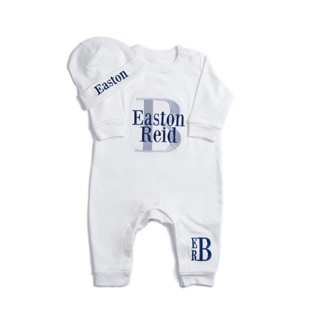 Personalized Baby Rompers Sets (Big Letters)