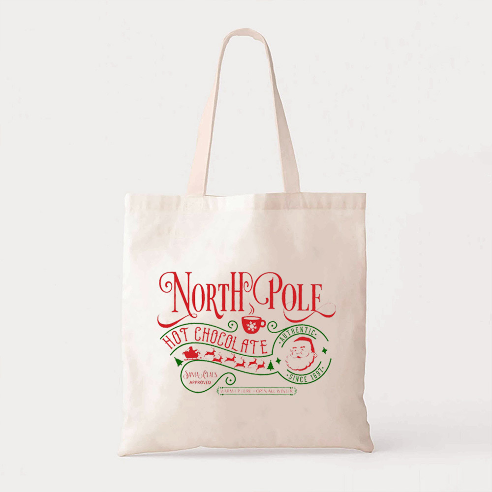 Hot Coffee Christmas Tote Bag