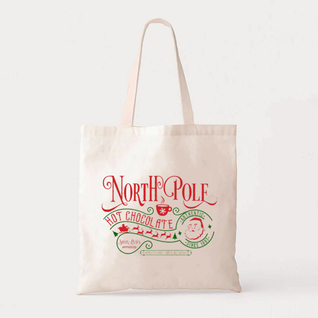 Hot Coffee Christmas Tote Bag