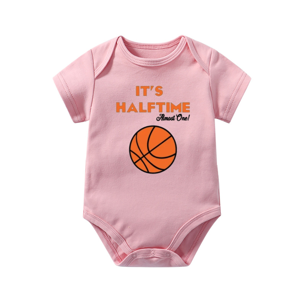 Basket Ball Halftime Birthday,Baby Bodysuit