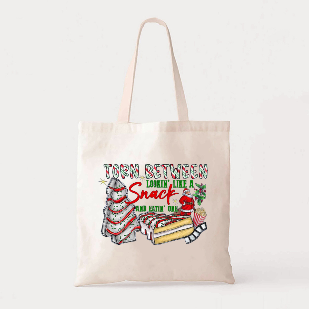 Torn Between Christmas Tote Bag