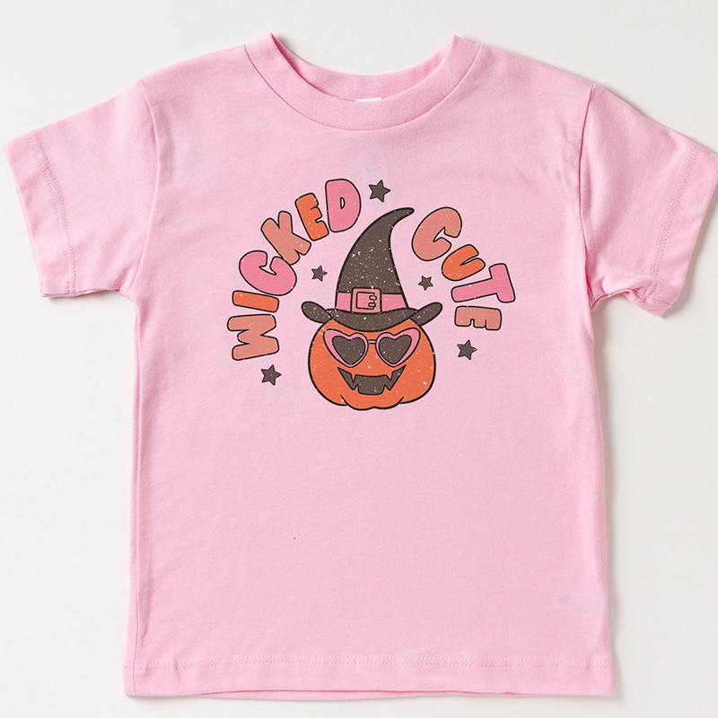 Wicked Cute pumpkin Halloween Shirt