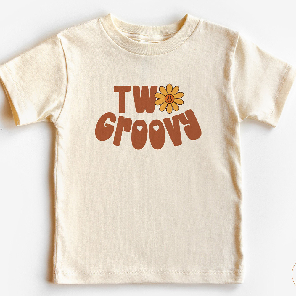 Two Groovy 2nd Birthday Shirt