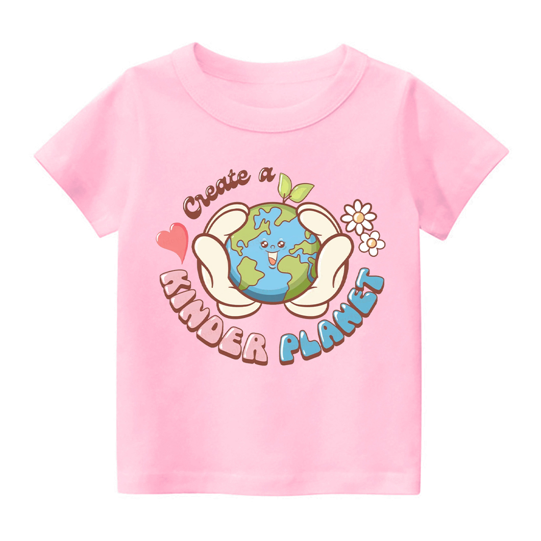 Create A Kinder Planet Design Toddler Shirt