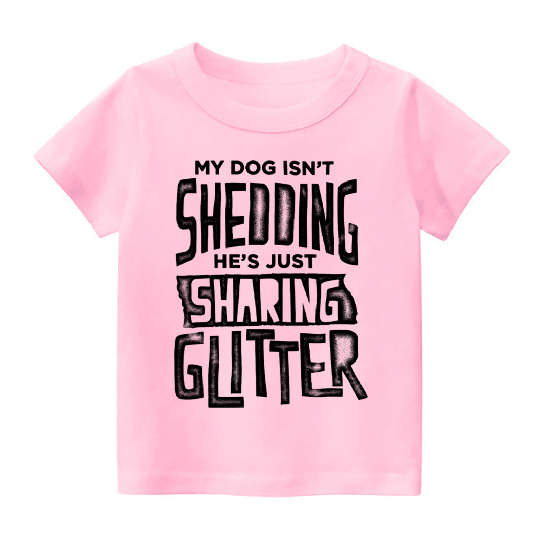 Glitter Dog  Kids Shirt