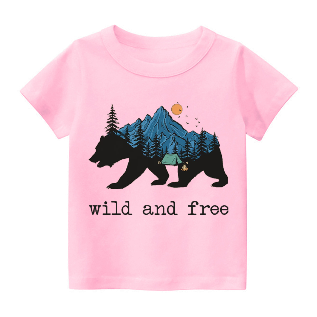 Wild And Free Kids T-Shirt