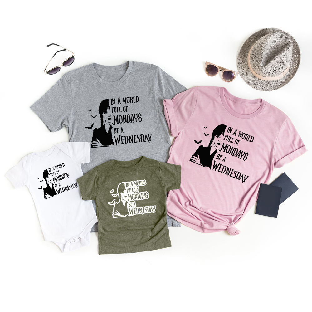 Be A Wednesday Family Matching Shirts