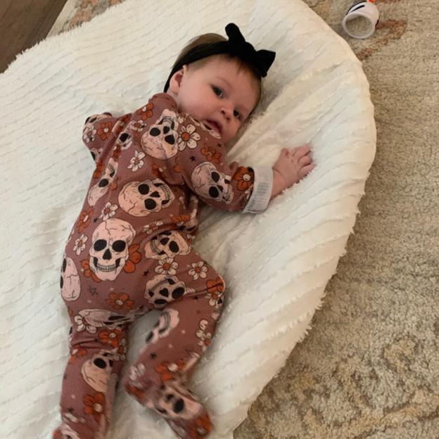 Rainbow Ghost Halloween Romper