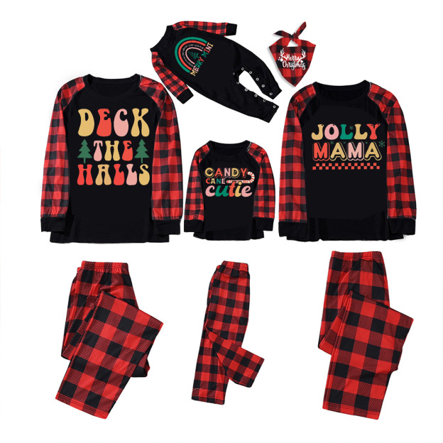 Deck The Halls Christmas Family Matching Pajamas