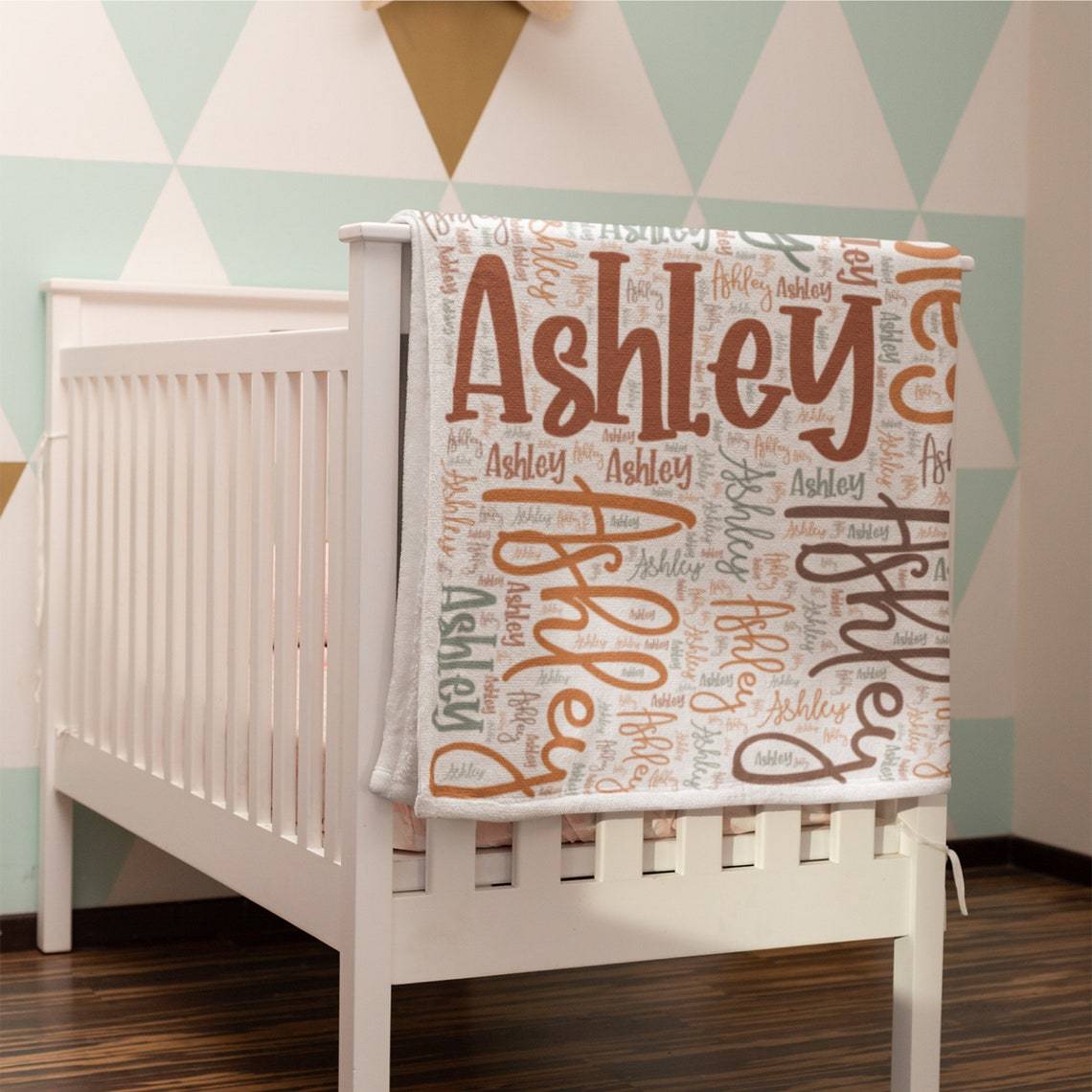 Personalized Flannel Nursery Blanket For Kids
