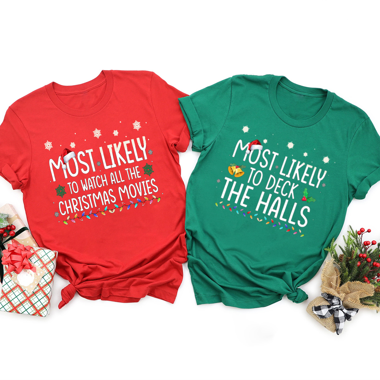 Most Likely To Funny Christmas Pajama Tees