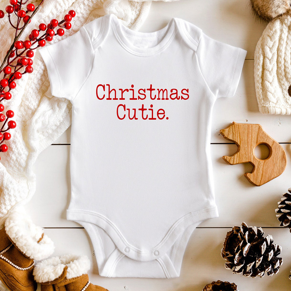 Christmas Cutie Baby Bodysuit