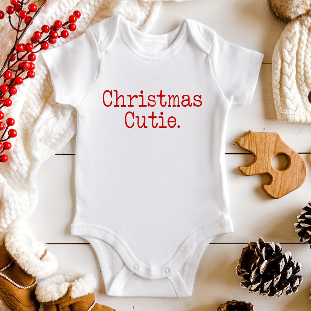 Christmas Cutie Baby Bodysuit