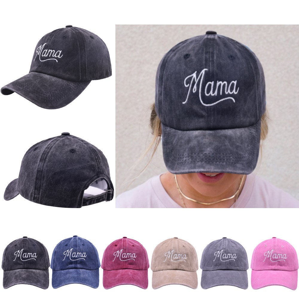 Mama Letter Embroidered Baseball Cap