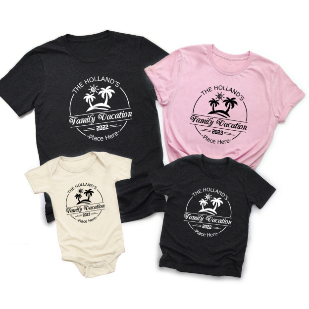 The Holiday Family Vacation Matching Shirts