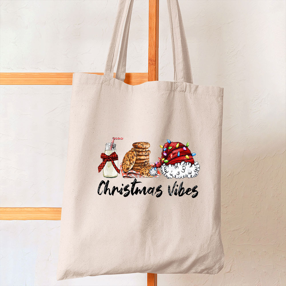 Cookie Vibes Christmas Tote Bag