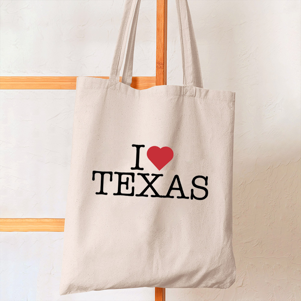 I Love Texas Tote Bag