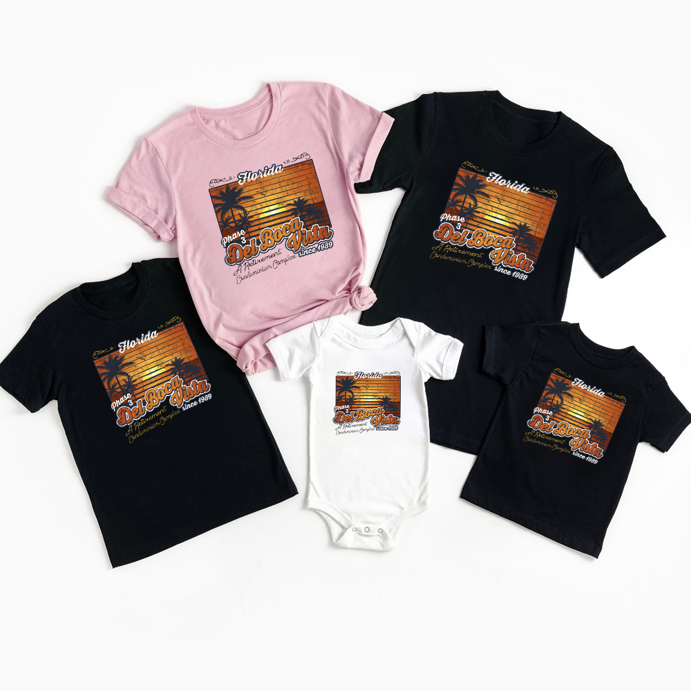 Florida Del Boca Vista Family Vacation Shirts