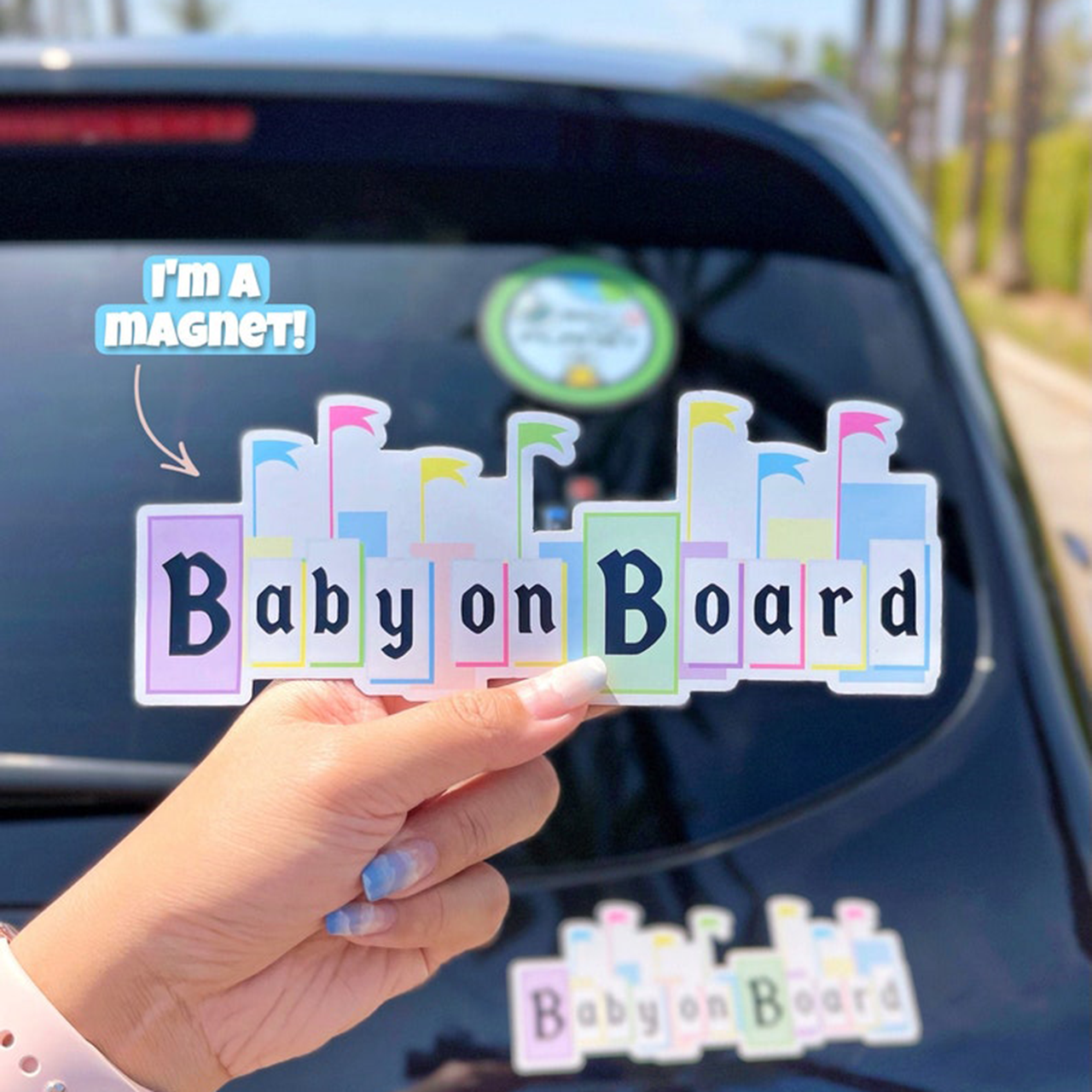 Baby Safety Magnetic Car Sticker