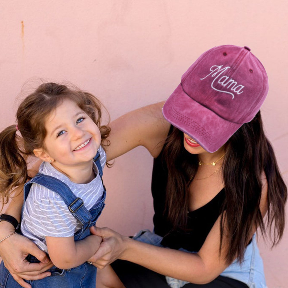 Mama Letter Embroidered Baseball Cap