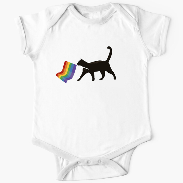 Family Pride Cat LGBTQ Shirt & Baby Bodysuit