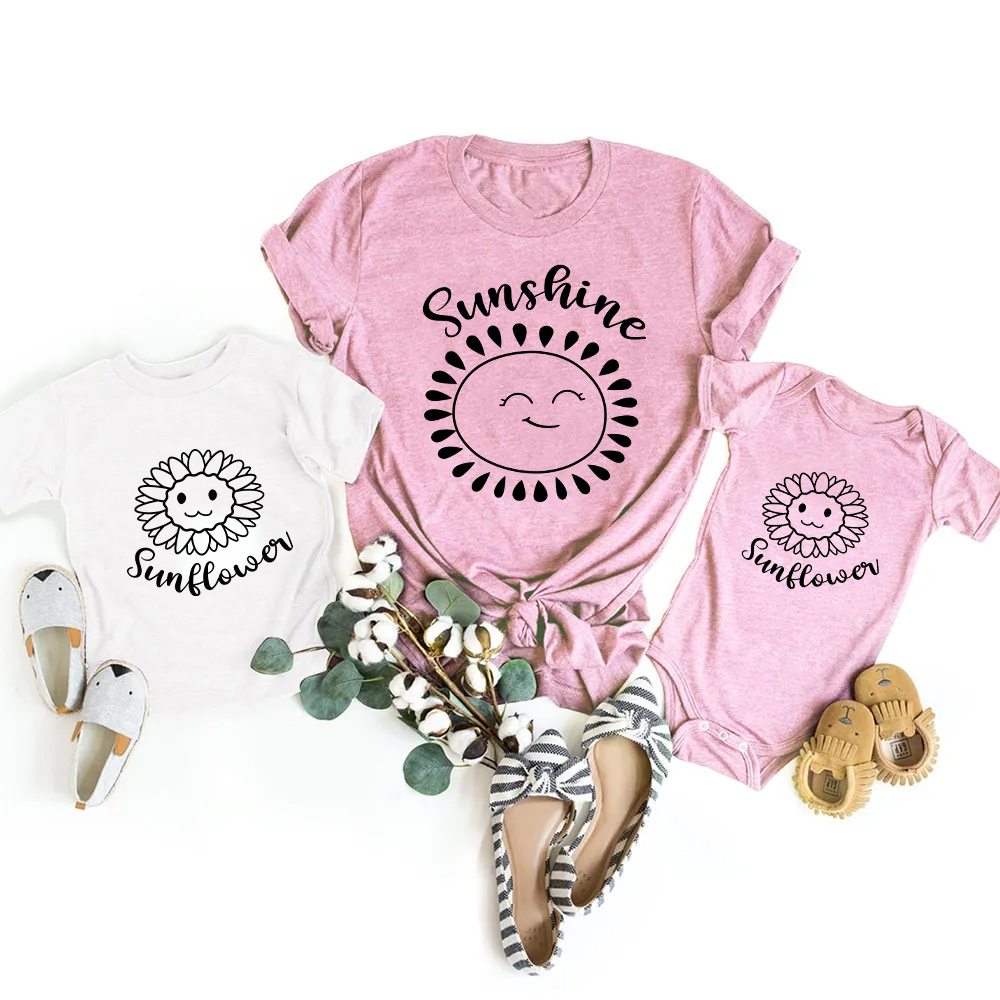 Sunshine and Sunflower Mom&Me Shirt