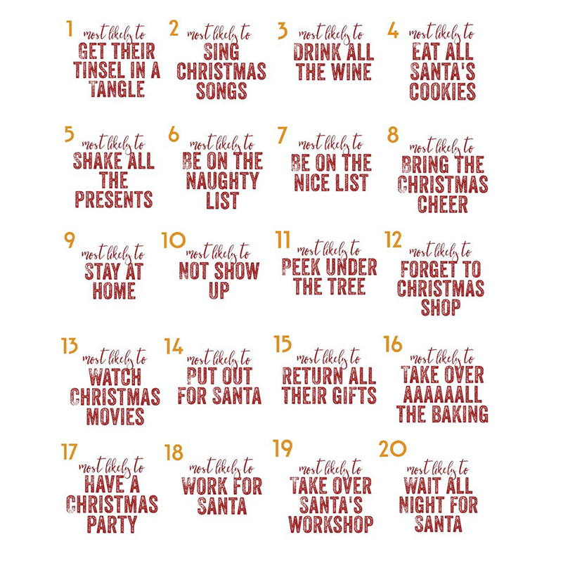 Most Likely to Funny Christmas Family Matching Pajamas