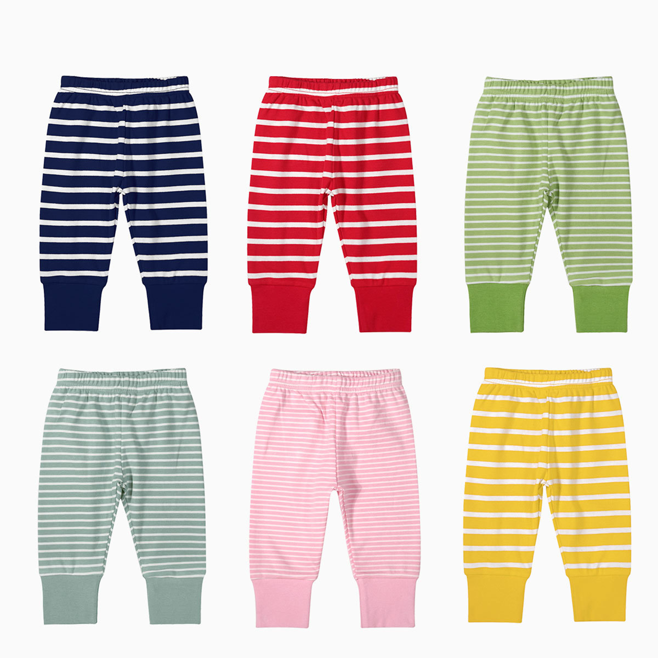 6 Colors Baby Striped Pants