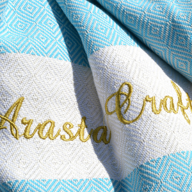 Personalized Embroidered Family Beach Towel