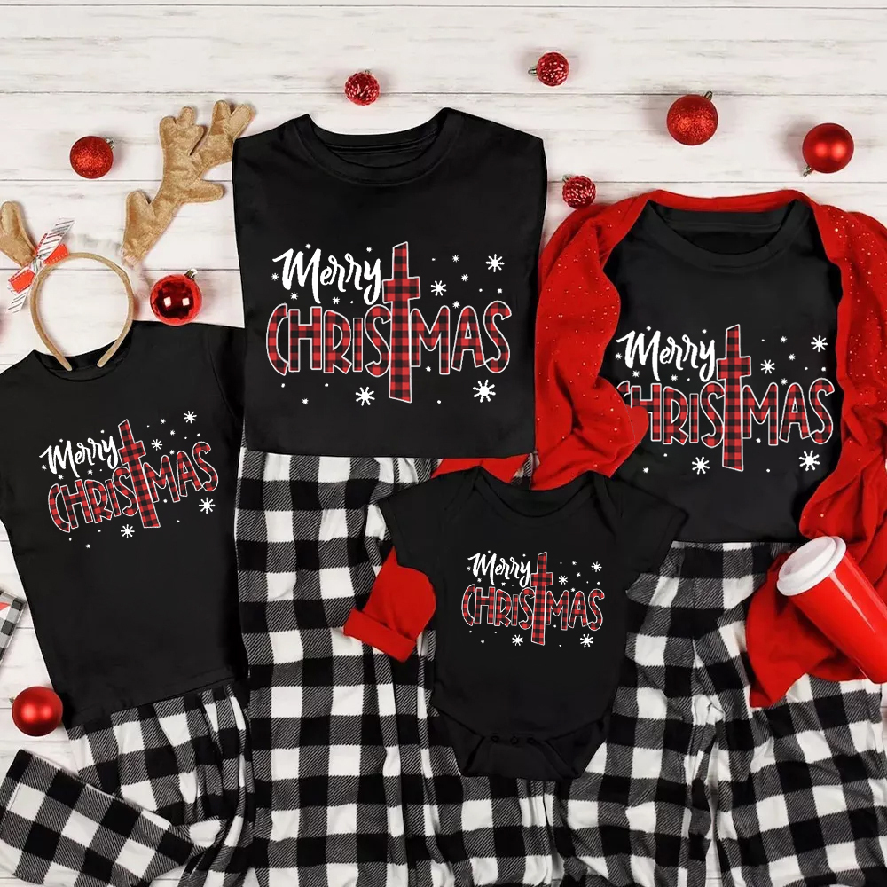 Merry Christmas Christian Family Matching Shirt