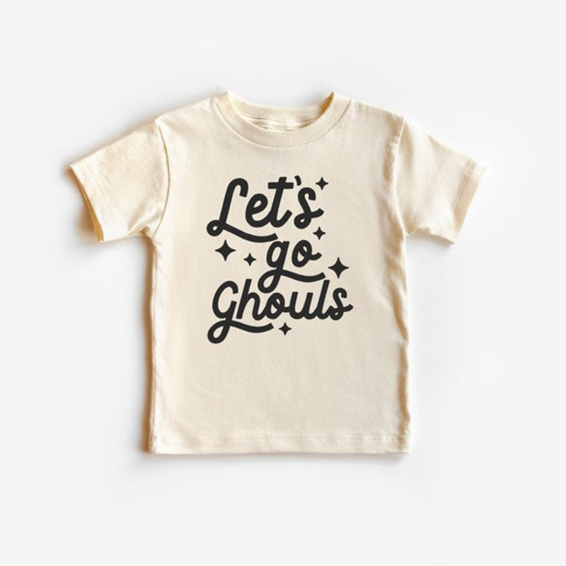 Let's Go Ghouls Kids Halloween Shirt