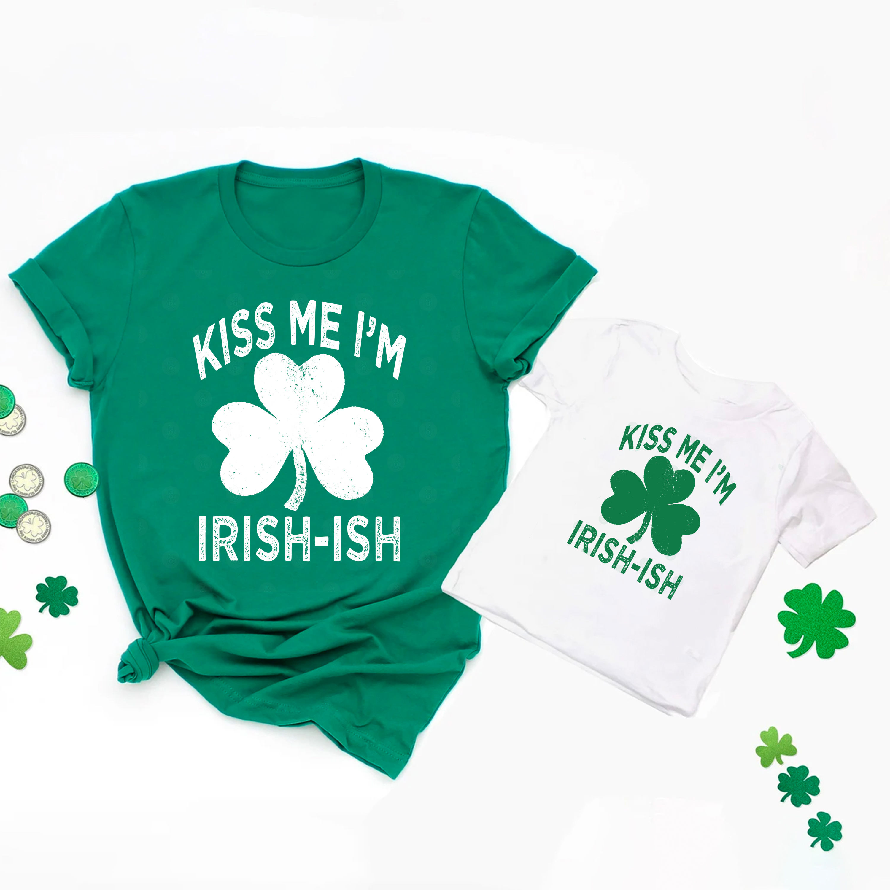Kiss Me I'm Irish St.Patrick's Day Matching Shirts