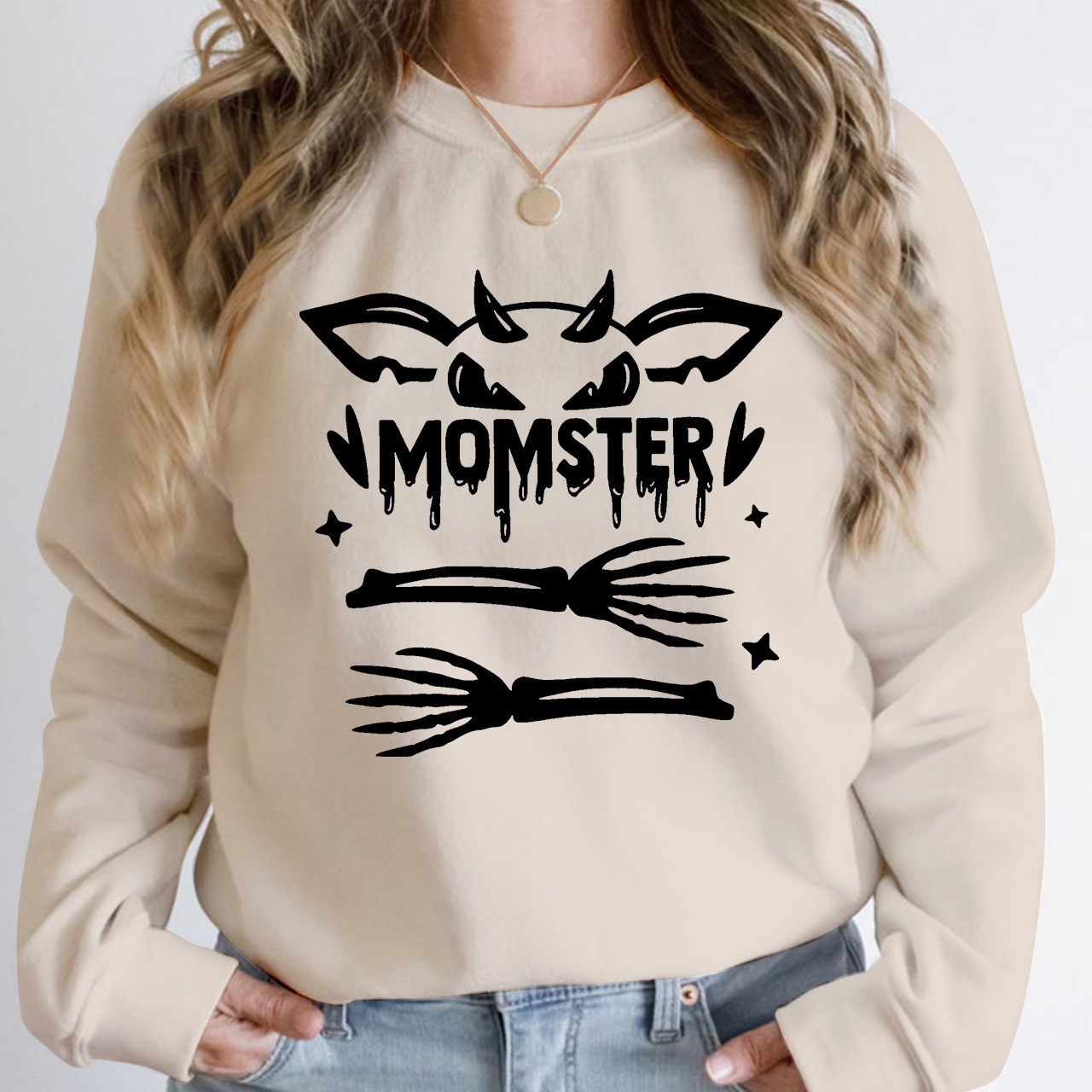Halloween Momster Sweatshirt