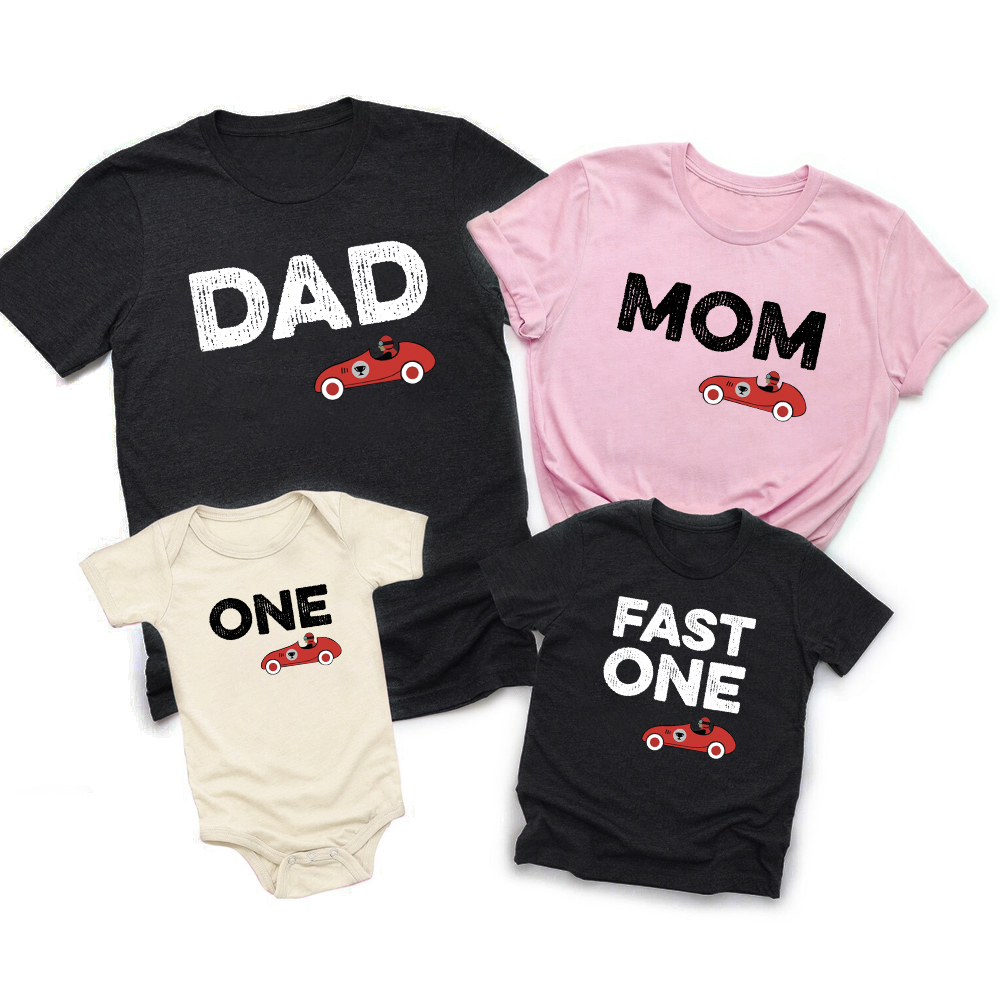 Fast Car Daily Family Matching Shirts