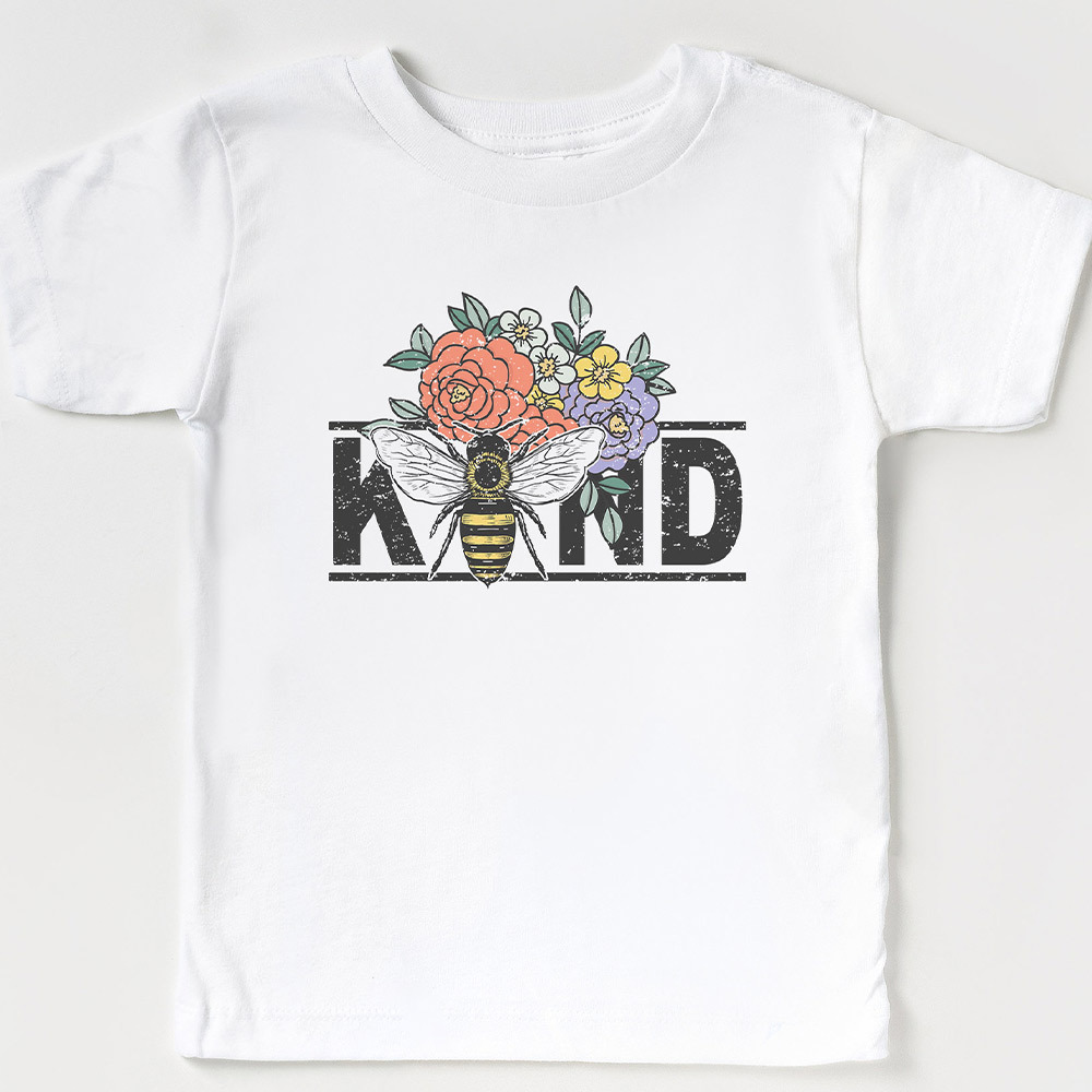 Bee Kind Vintage Flowers Shirt