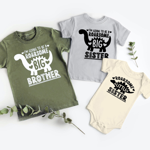 Personalized Dinosaur love Family Matching Shirt