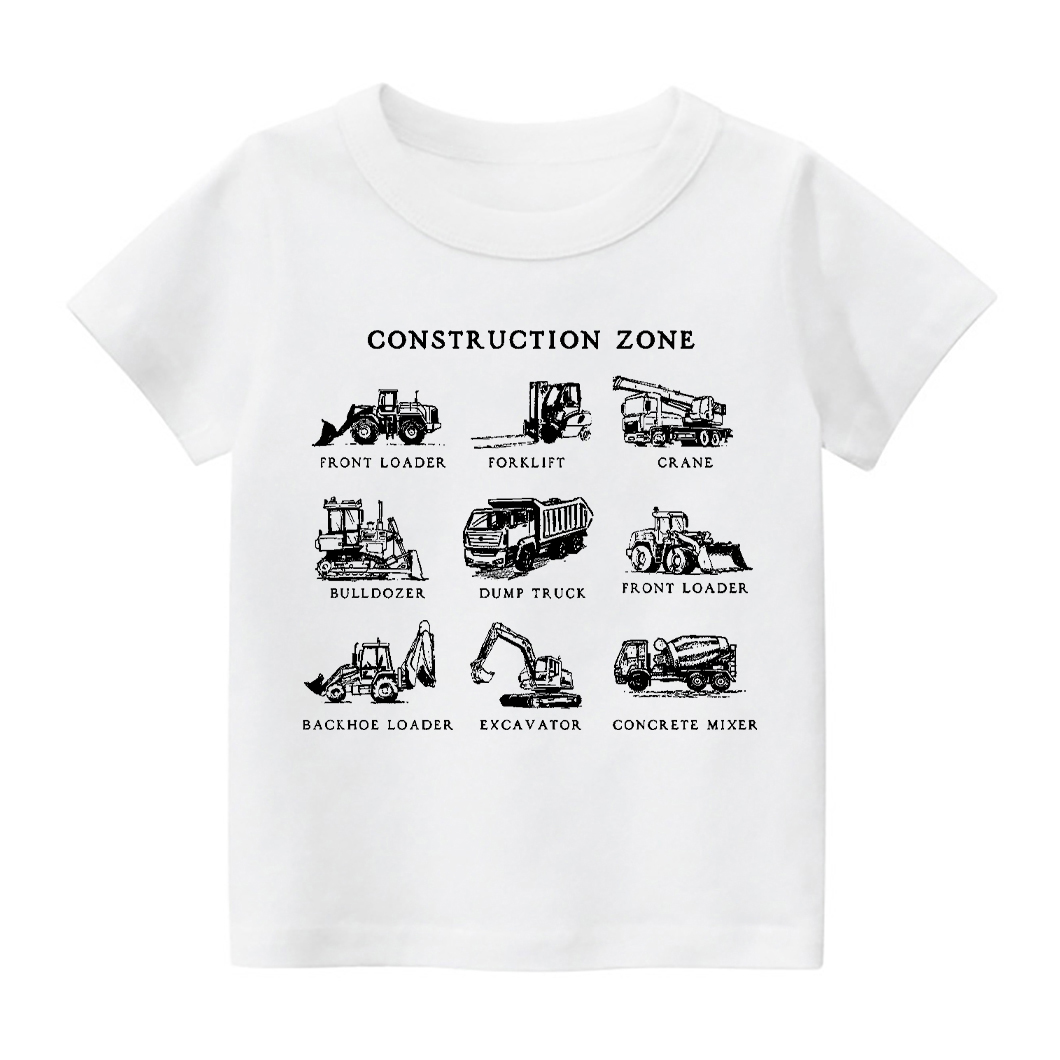 Construction Zone Kids T-Shirt