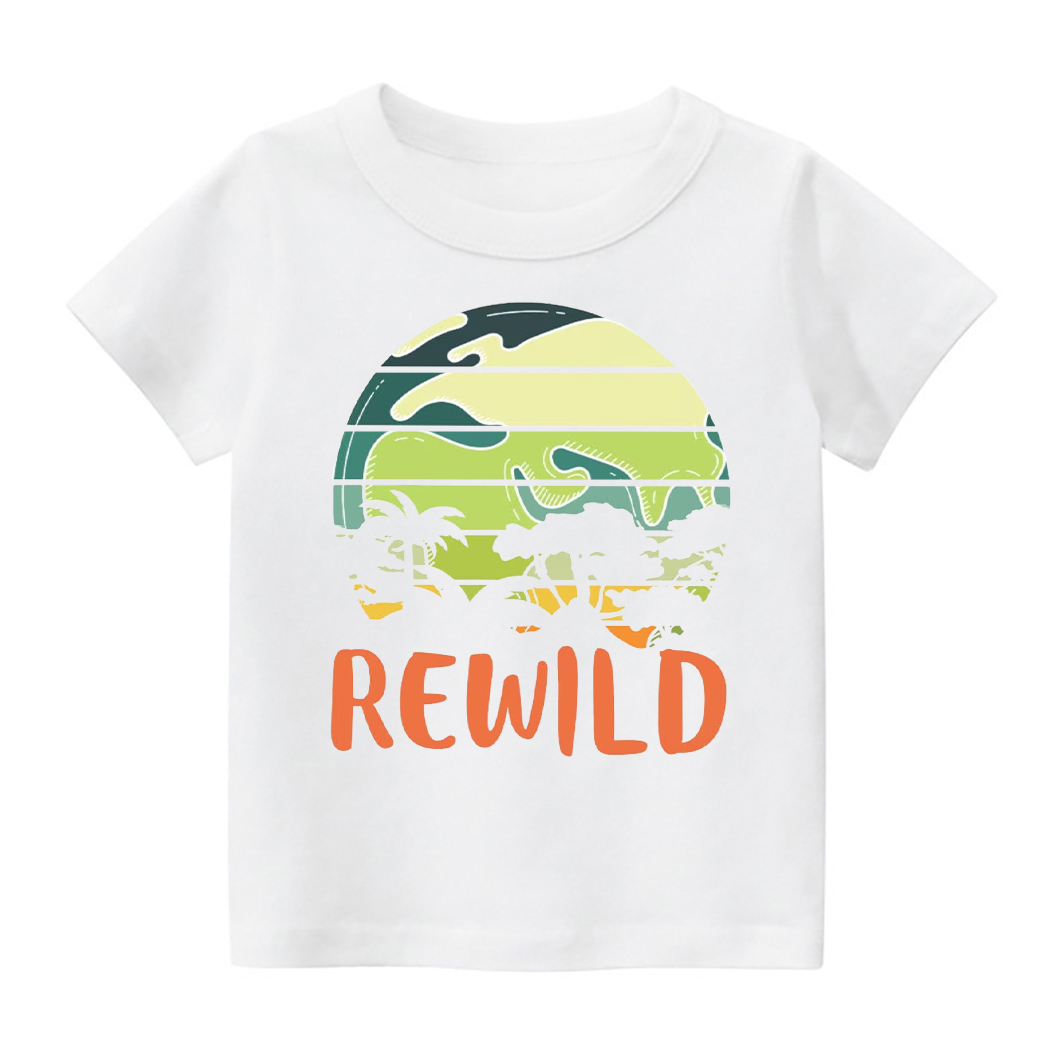 Rewild Earth Plant More Trees Toddler Shirt