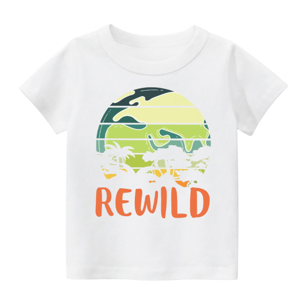 Rewild Earth Plant More Trees Toddler Shirt