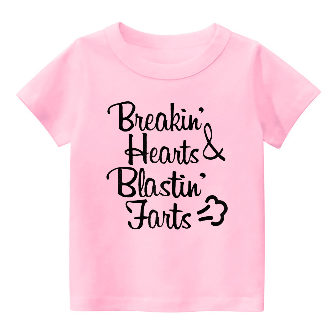 Breakin' Hearts Blastin' Farts Kids Shirt