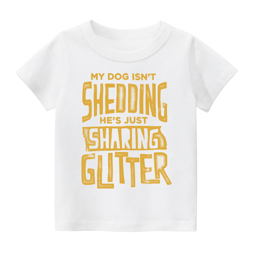 Glitter Dog  Kids Shirt