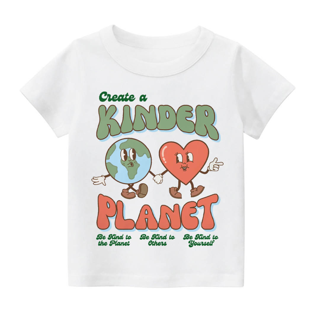 Create A Kinder Planet Earth Day Kids T-Shirt