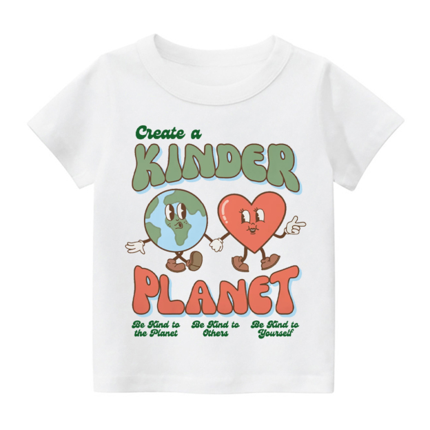 Create A Kinder Planet Earth Day Kids T-Shirt