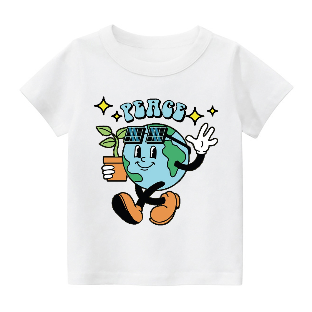 Earth Day Natural Toddler Shirt
