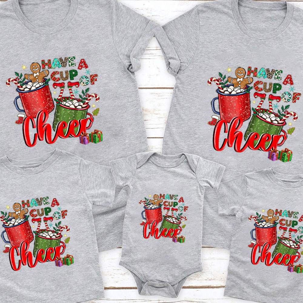 Have A Cup Of Cheer Christmas Family Matching Shirt