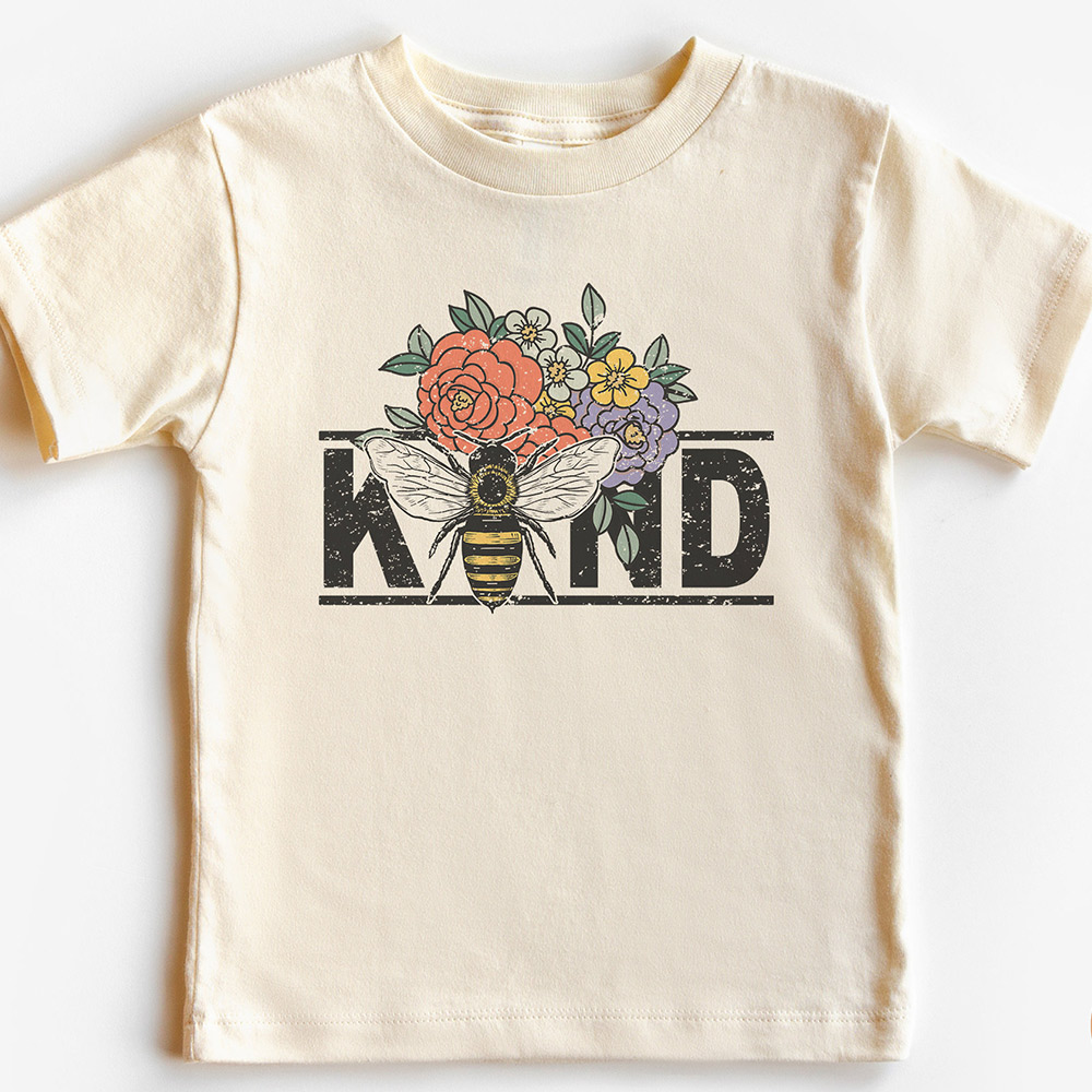 Bee Kind Vintage Flowers Shirt
